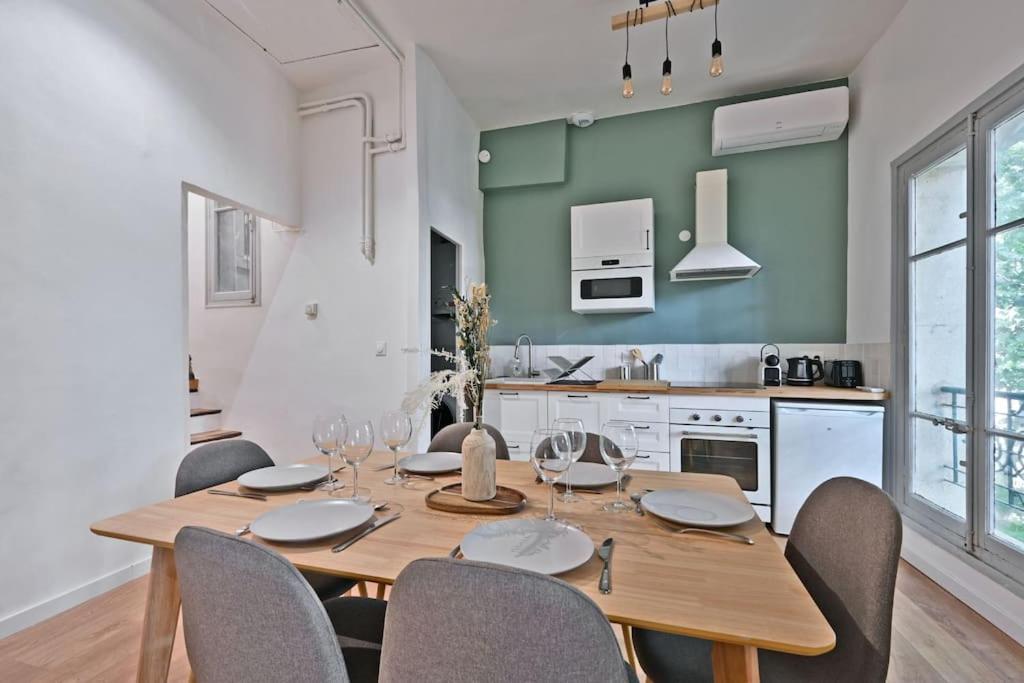 Apartamento Au Coeur Des Platanes - Parking Gratuit Sous-Terrain - Clim - Balcon Aviñón Exterior foto