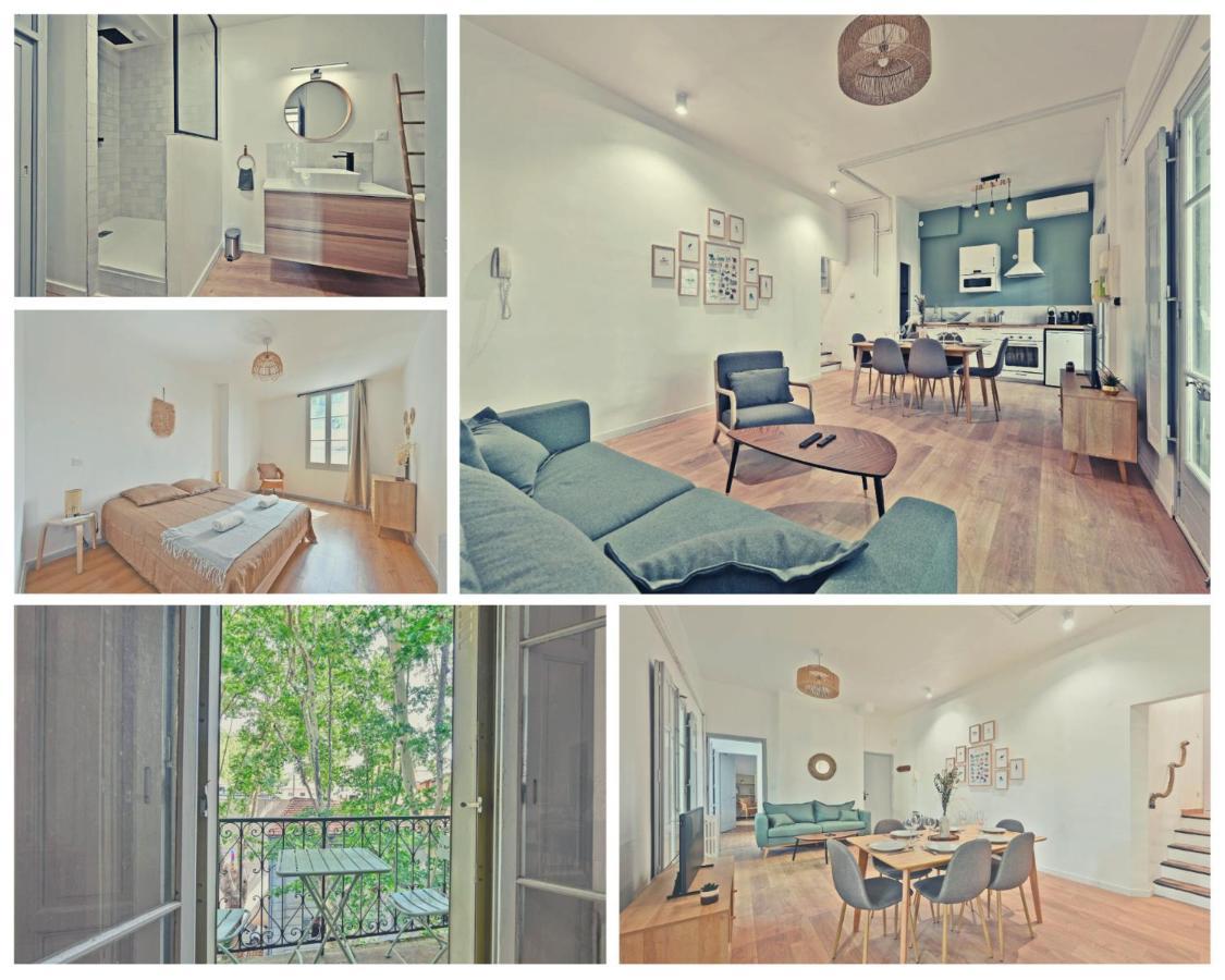 Apartamento Au Coeur Des Platanes - Parking Gratuit Sous-Terrain - Clim - Balcon Aviñón Exterior foto